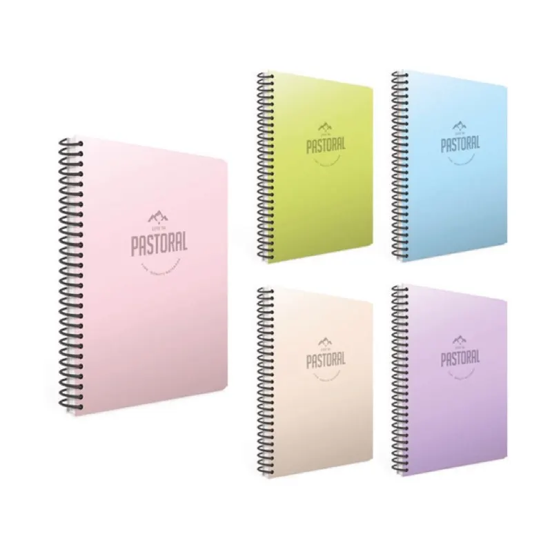 Gıpta Pastoral A4 Spiralli Defter PP Kapak 72 Yaprak Çizgili