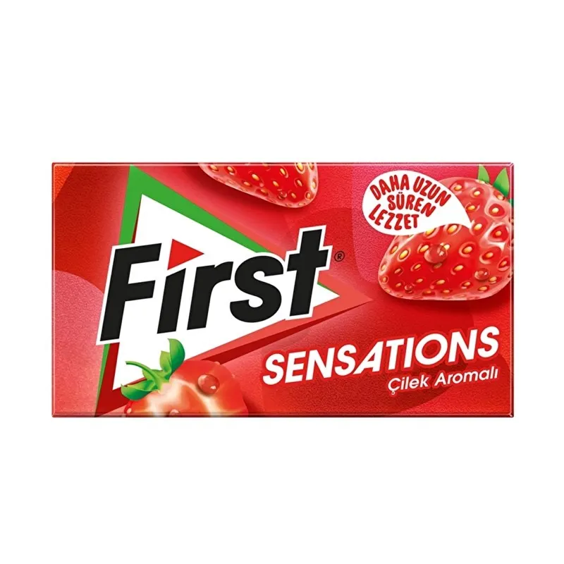 First Sensations Çilek Aromalı Sakız 27 gr